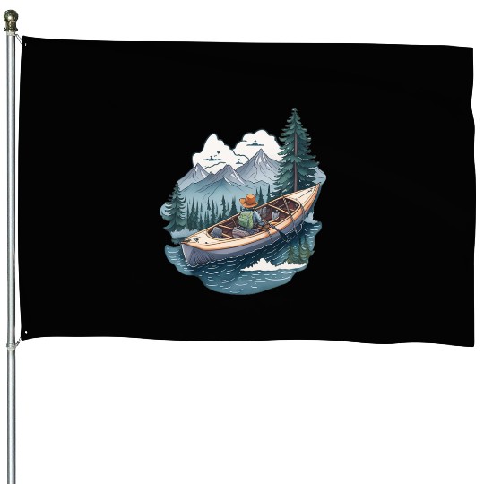 Travel kayak tour House Flags