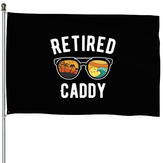 Retirement Beach Caddy Sunglasses Design House Flags
