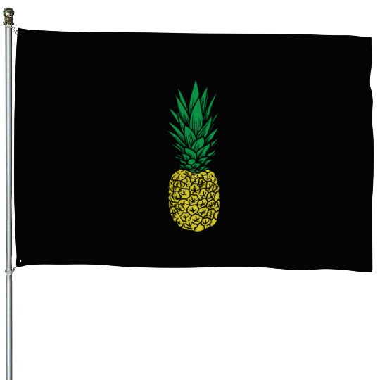 Pineapple tropical sweet Fruit House Flags