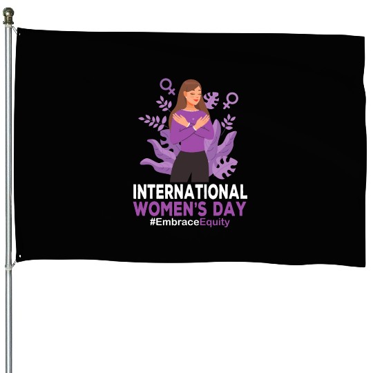 International Women's Day 2023 8 March IWD Embrace House Flags