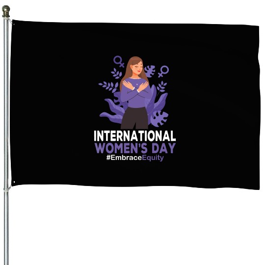 International Women's Day 2023 8 March IWD Embrace House Flags