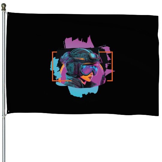 cyberpunk III House Flags