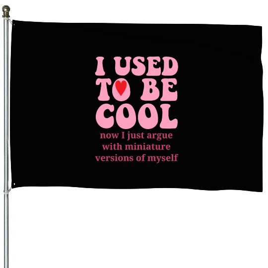 I Used To Be Cool House Flags