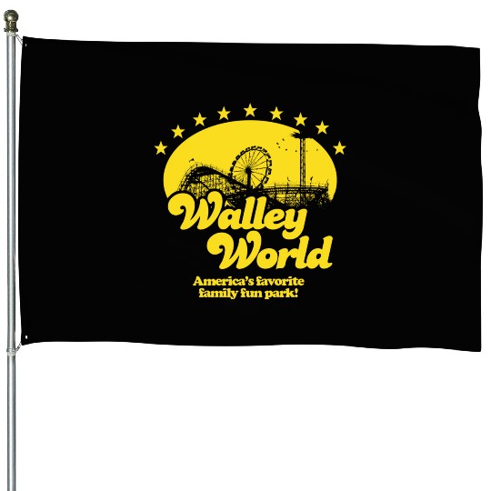Walley World Tourist House Flags