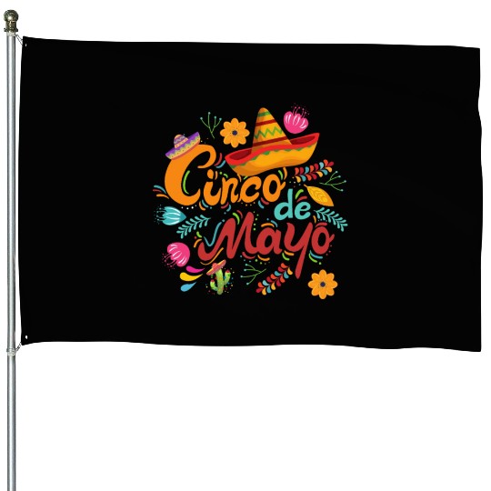cinco de mayo House Flags