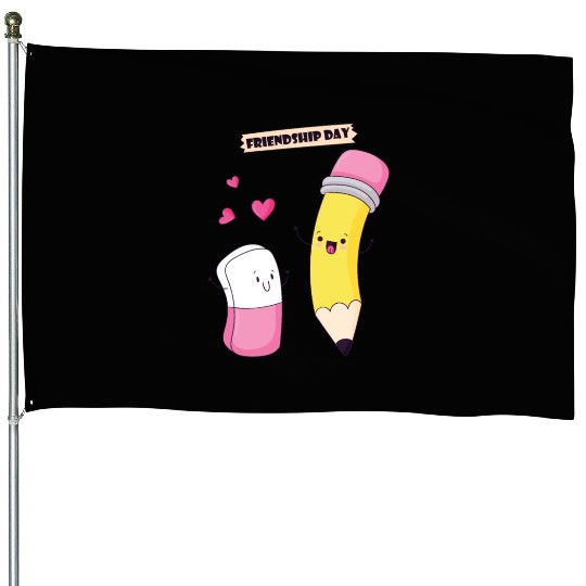 HELLO KINDERGARTEN - FRIENDSHIP DAY House Flags