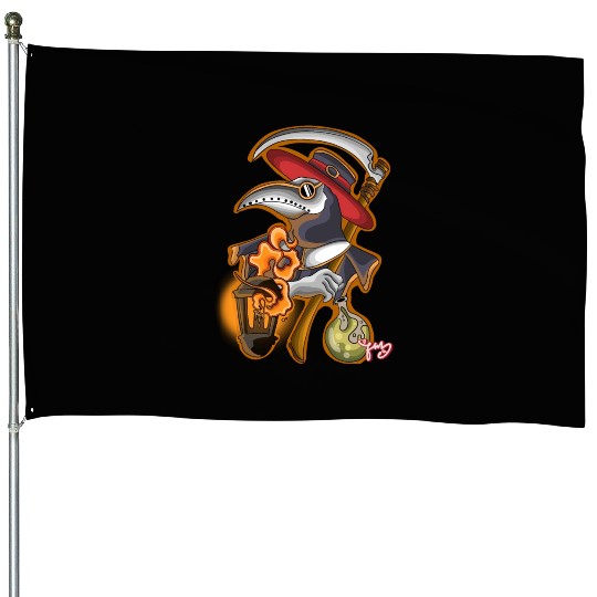 plague doctor House Flags