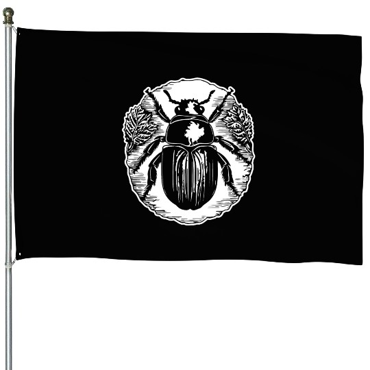 Bug Beetle Insect House Flags