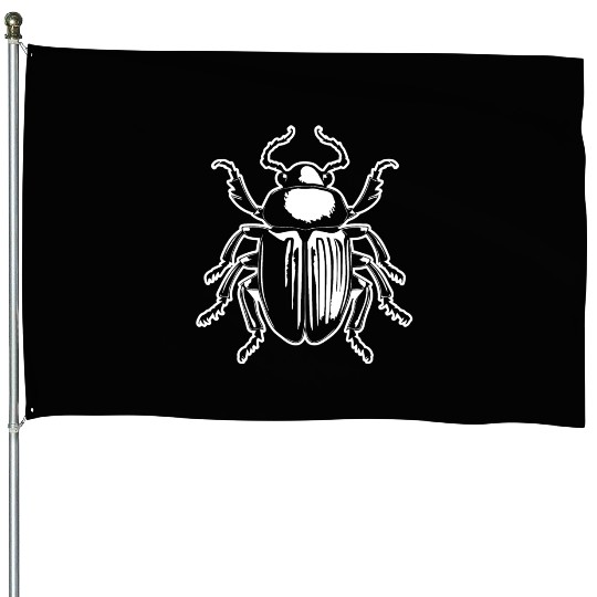 Bug Beetle Insect House Flags
