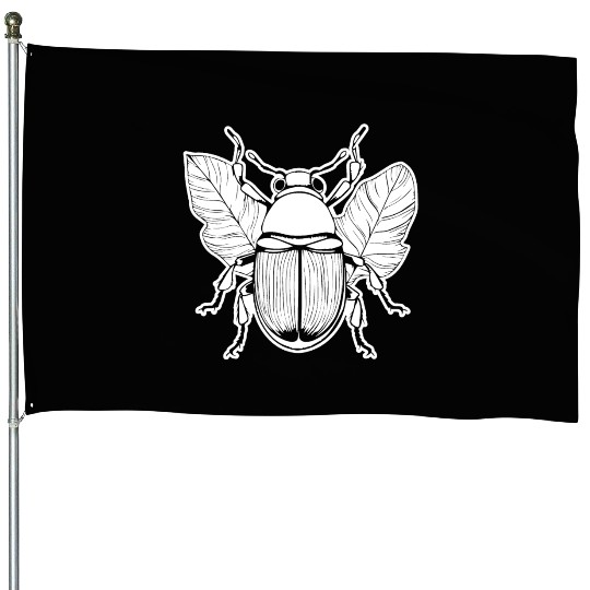 Bug Beetle Insect House Flags