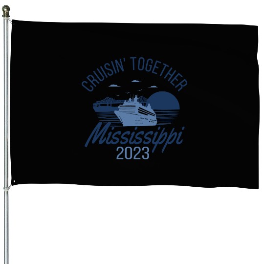 Mississippi River Cruise House Flags