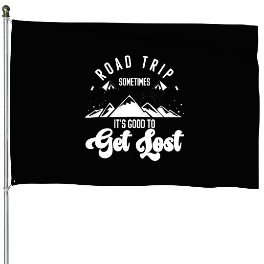 Vacation Camping Summer House Flags