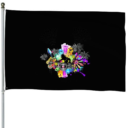 Started with this DJ Dance House Flags.