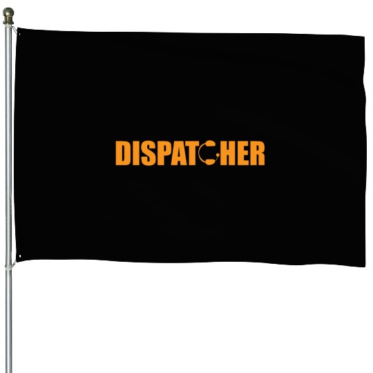 Great Dispatcher Apparel 911 Emergency Calls House Flags