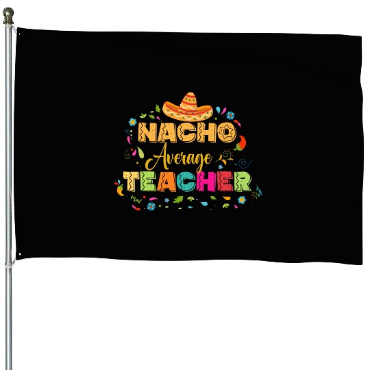 Cinco De Mayo Gift for Teacher House Flags