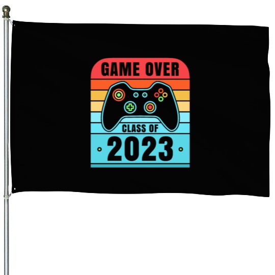 Game Over Class of 2023 Video Games 2023 Gamer House Flags