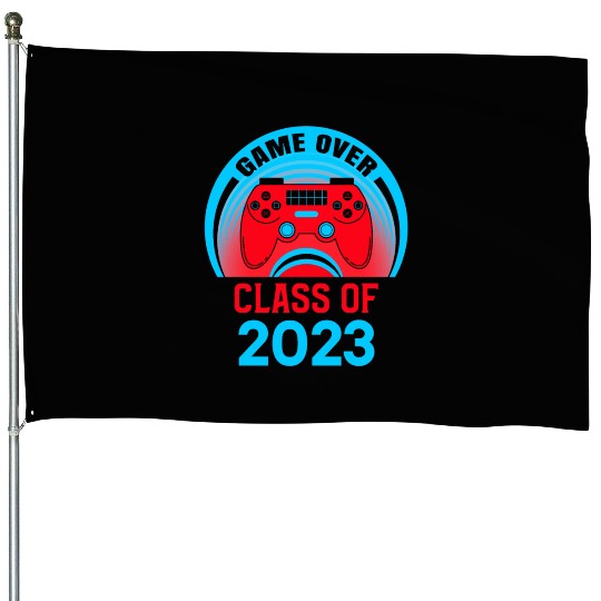 Game Over Class Of 2023 House Flags Students Funny 2023