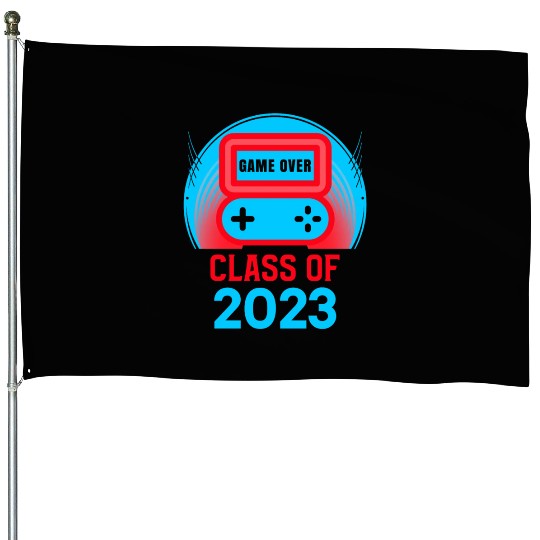 Game Over Class of 2023 Video Games 2023 Gamer House Flags