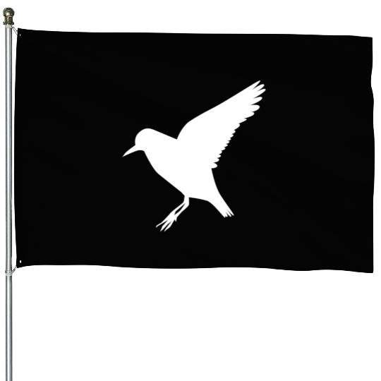 Sandpiper I Aesthetic I Sandpiper Bird 1 House Flags