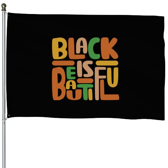 Black Is Beautiful House Flags