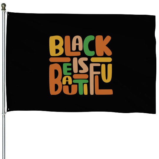 Black Is Beautiful House Flags