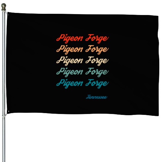 Pigeon Forge Tennessee Great Smoky House Flags