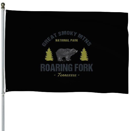 Roaring Fork Great Smoky Mountains House Flags