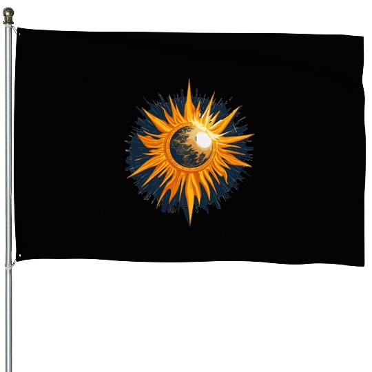 Shine Bright like the Sun House Flags