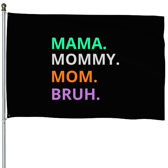 vintage international women's day mama,mommy;bruh House Flags