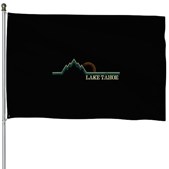 Summer Lake Tahoe California House Flags