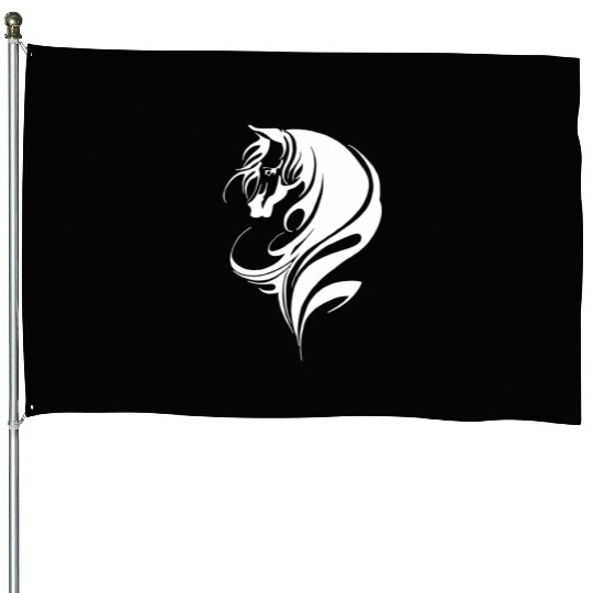 Horse Horse Head Pony Colt House Flags