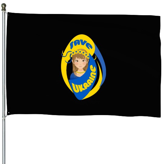 Save Ukraine House Flags