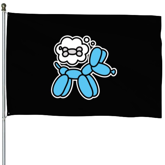 Balloon dog and bone Balloon artist Balloon animal House Flags