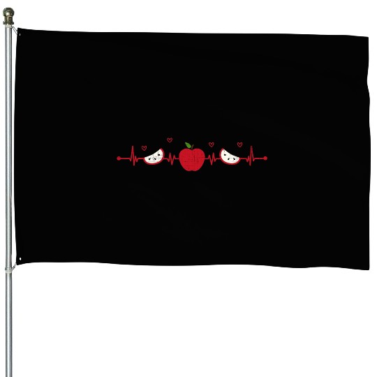 Apples Heartbeat Apple Picking Farmer Picker House Flags