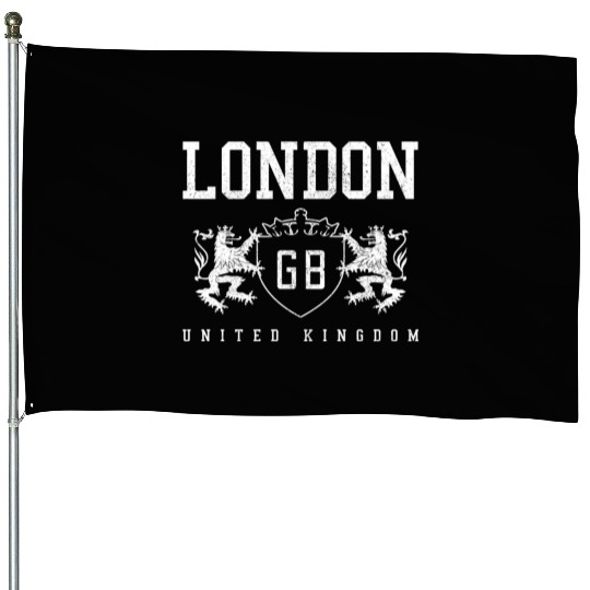 London Gb Uk United Kingdom House Flags