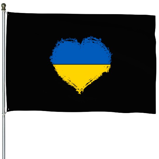 Ukraine Pride Feel Ukrainian Flag Colors Peace House Flags