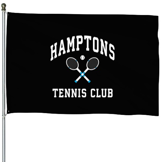 Hamptons Tennis Club Preppy New York Montauk Varsi House Flags