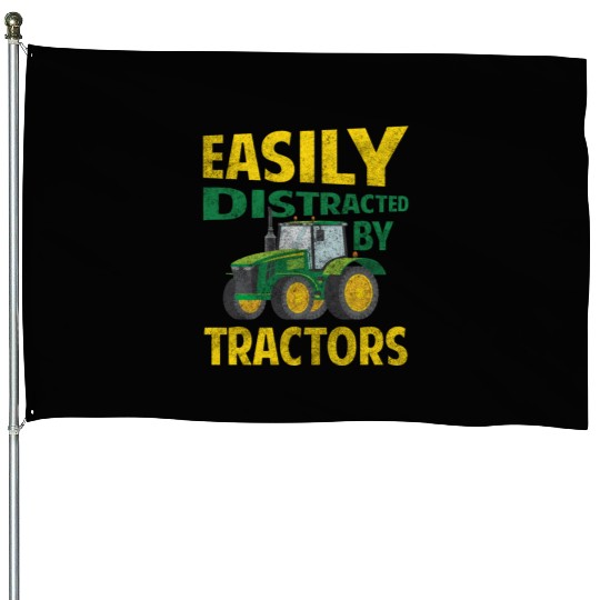 Farmer Field Harvest House Flags