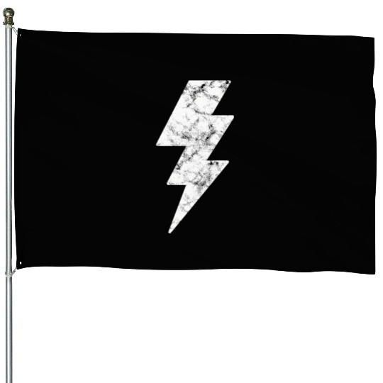 Lightning Bolt For And Tops House Flags
