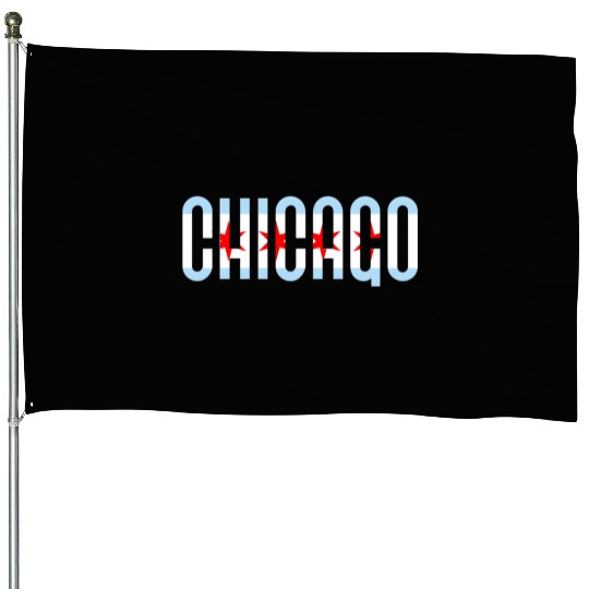 Chicago Chi City House Flags