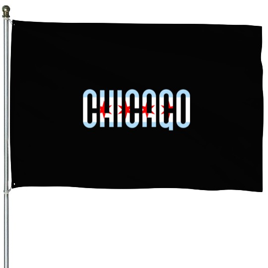 Chicago Chi City House Flags