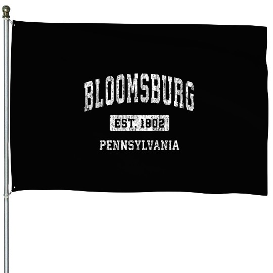Bloomsburg Pennsylvania Pa Sports Established House Flags