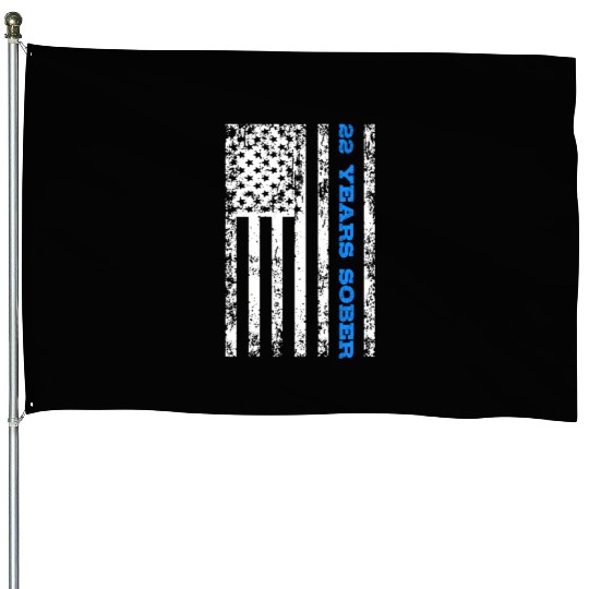 Sobriety 22 Years Sober House Flags