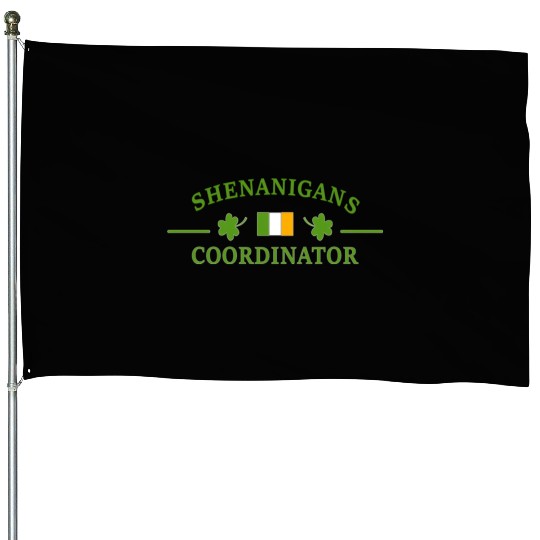 Shenanigans Coordinator Teacher St Patrick'S Day House Flags