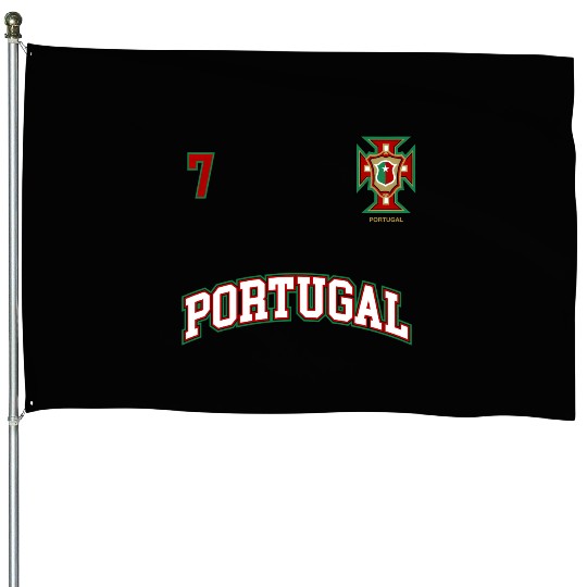 Portugal Number 7 Soccer Team Sports Portuguese Fl House Flags