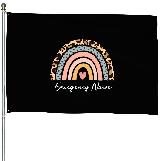 Er Nurse Emergency Room Nurse Registered Nurse House Flags