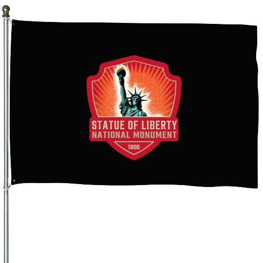 statue of liberty national monument House Flags