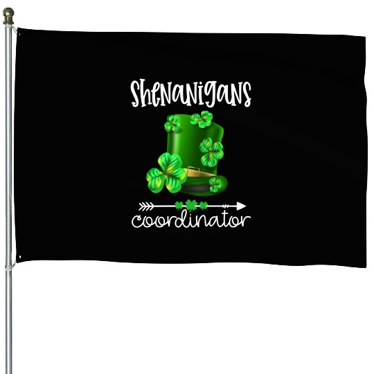 Shenanigans Coordinator St Patrick'S Day House Flags