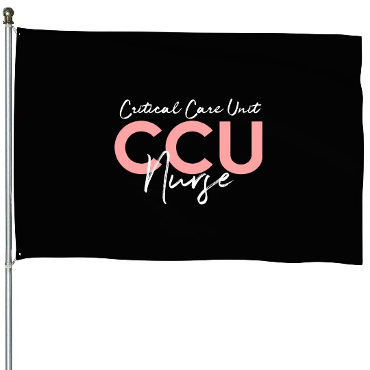 Critical Care Unity Ccu Nurse Emergency Room Nurse House Flags