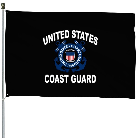 Us Coast Guard Uscg Alumni And House Flags